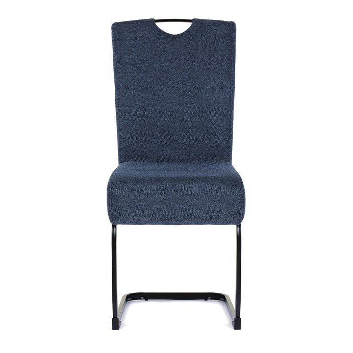 Jedálenská stolička, modrá, látka, DCL-E2008 BLUE2