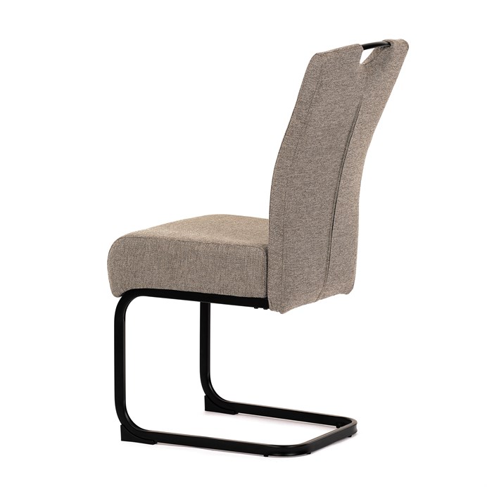 Jedálenská stolička, béžová, látka, DCL-E2008 CRM2