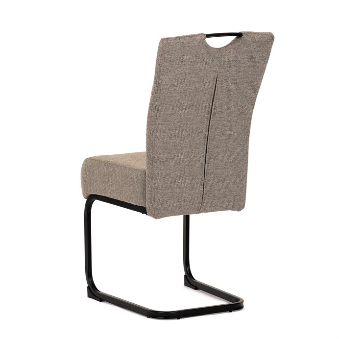 Jedálenská stolička, béžová, látka, DCL-E2008 CRM2