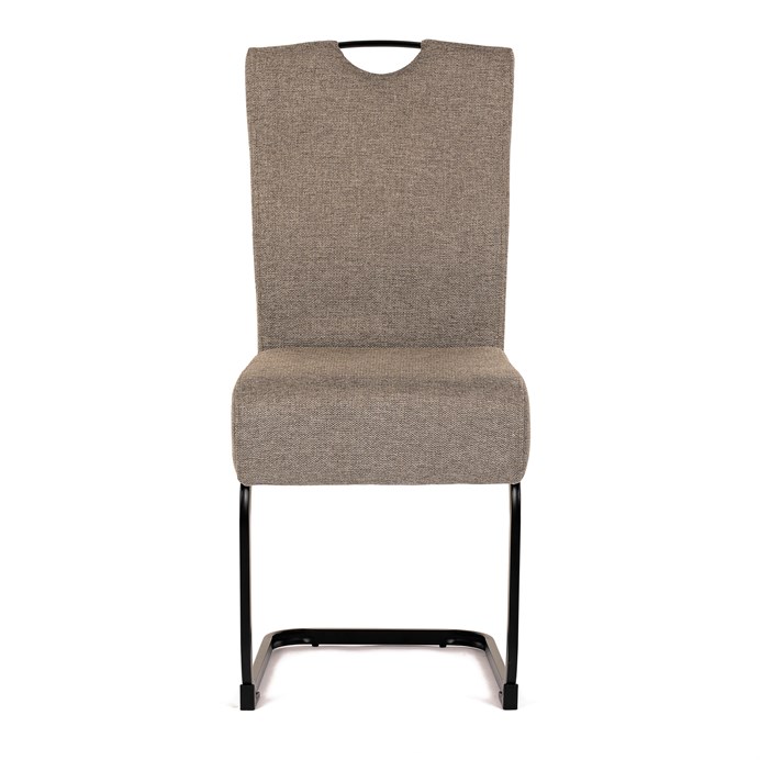 Jedálenská stolička, béžová, látka, DCL-E2008 CRM2