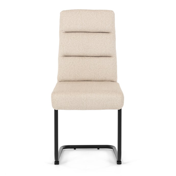 Jedálenská stolička, béžová, látka, DCL-P3107 CRM2