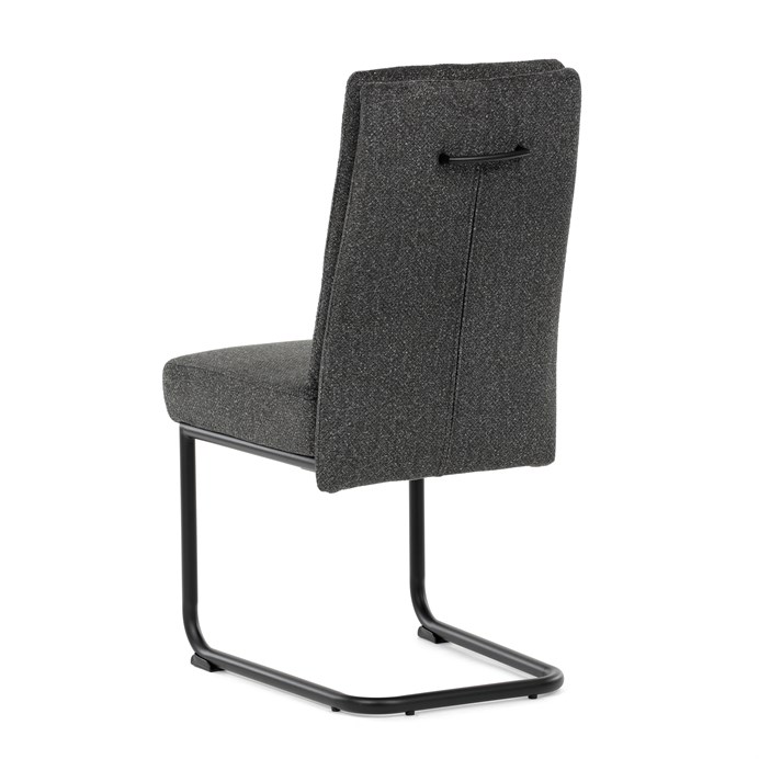 Jedálenská stolička, sivá, látka, DCL-P3107 GREY2