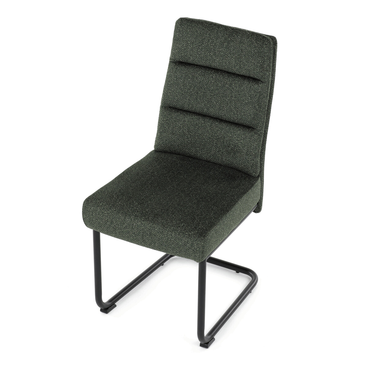 Jedálenská stolička látka/kov DCL-P3107 Zelená