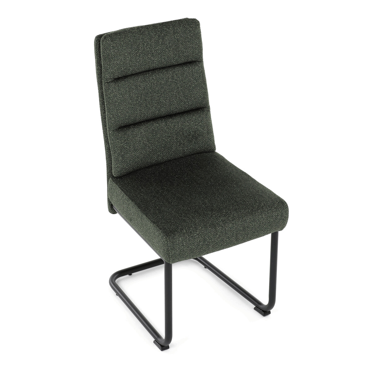 Jedálenská stolička látka/kov DCL-P3107 Zelená