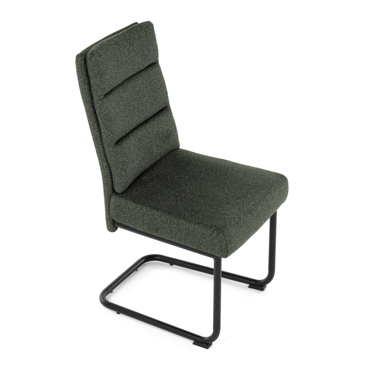 Jedálenská stolička látka/kov DCL-P3107 Zelená