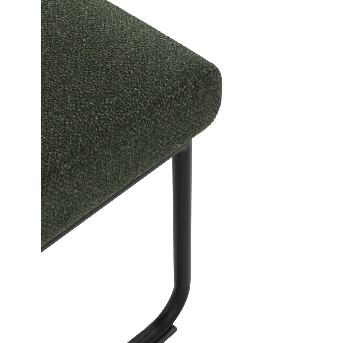 Jedálenská stolička látka/kov DCL-P3107 Zelená