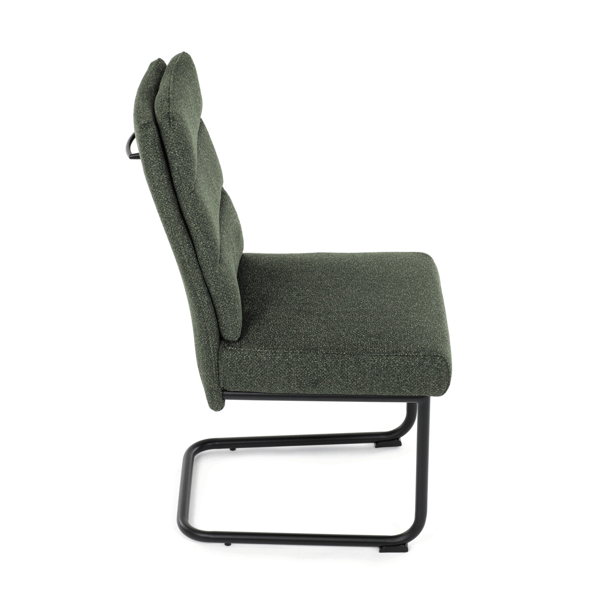 Jedálenská stolička látka/kov DCL-P3107 Zelená