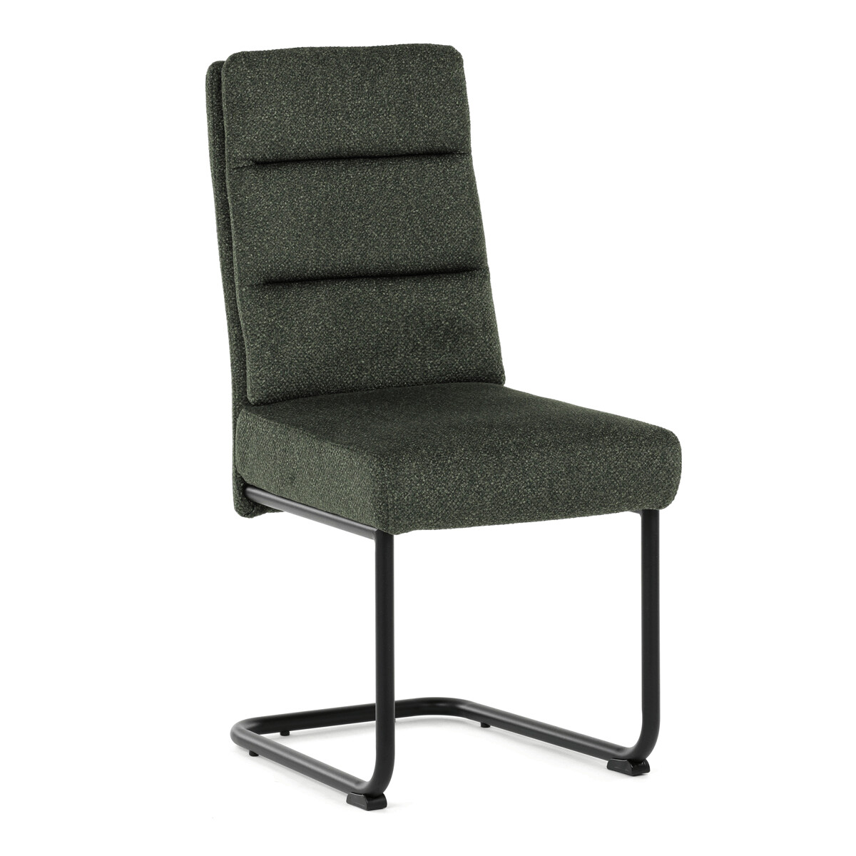 Jedálenská stolička látka/kov DCL-P3107 Zelená