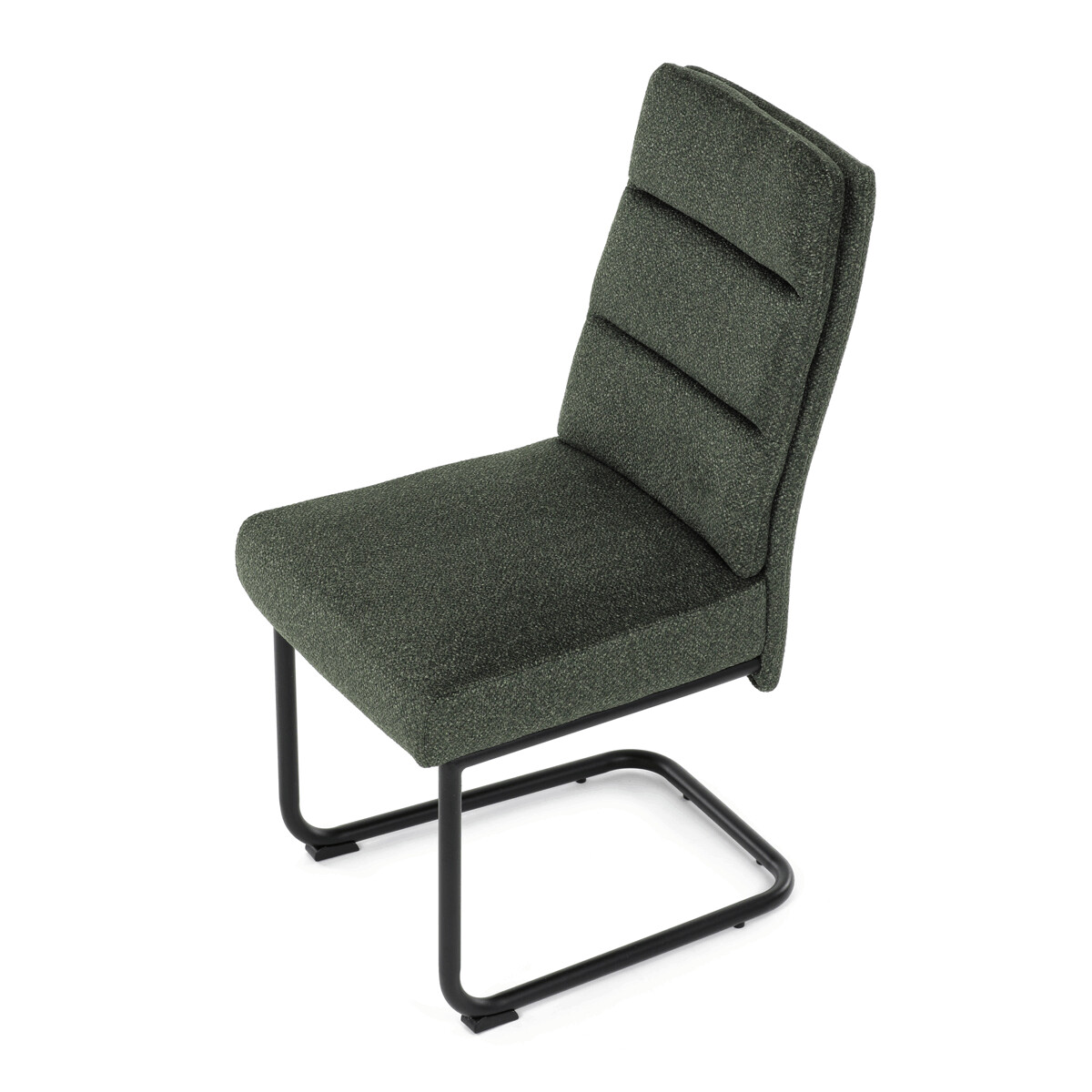 Jedálenská stolička látka/kov DCL-P3107 Zelená