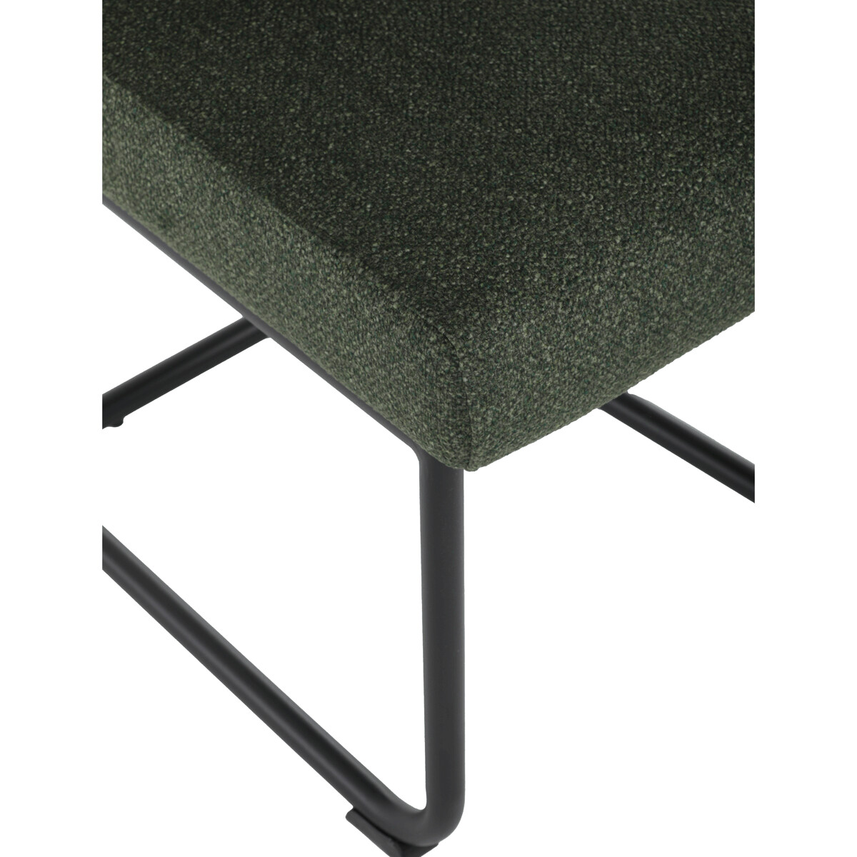 Jedálenská stolička látka/kov DCL-P3107 Zelená