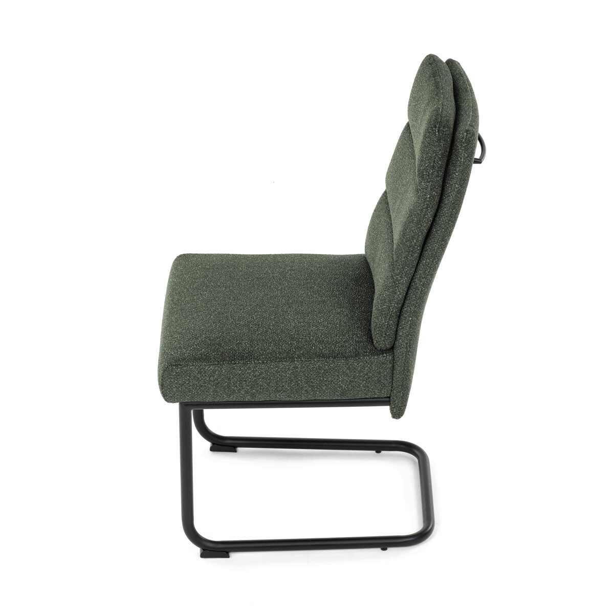 Jedálenská stolička látka/kov DCL-P3107 Zelená