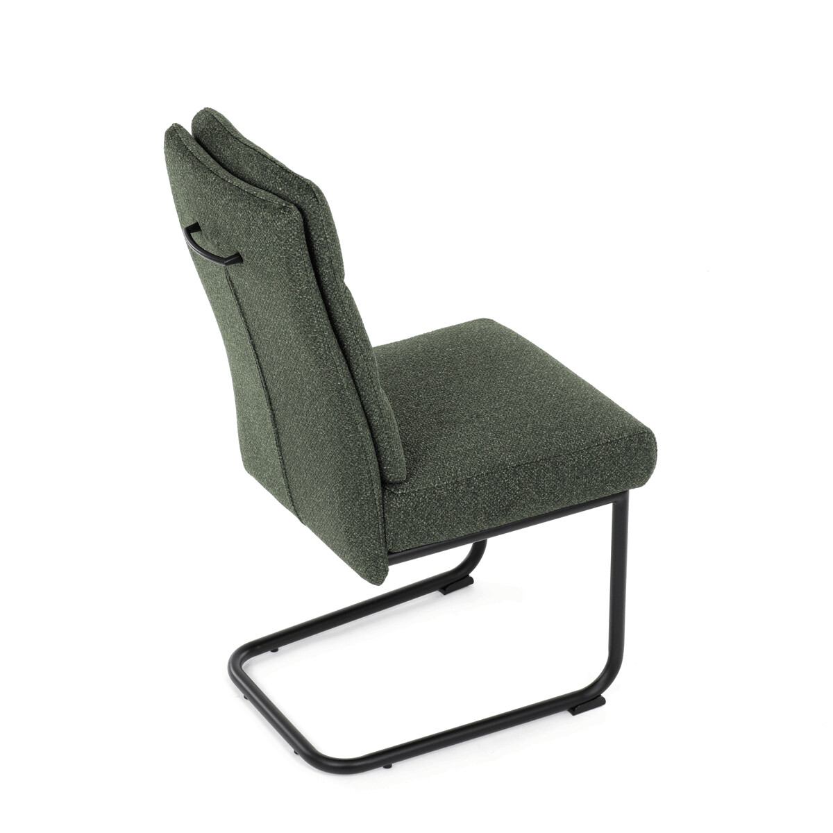 Jedálenská stolička látka/kov DCL-P3107 Zelená