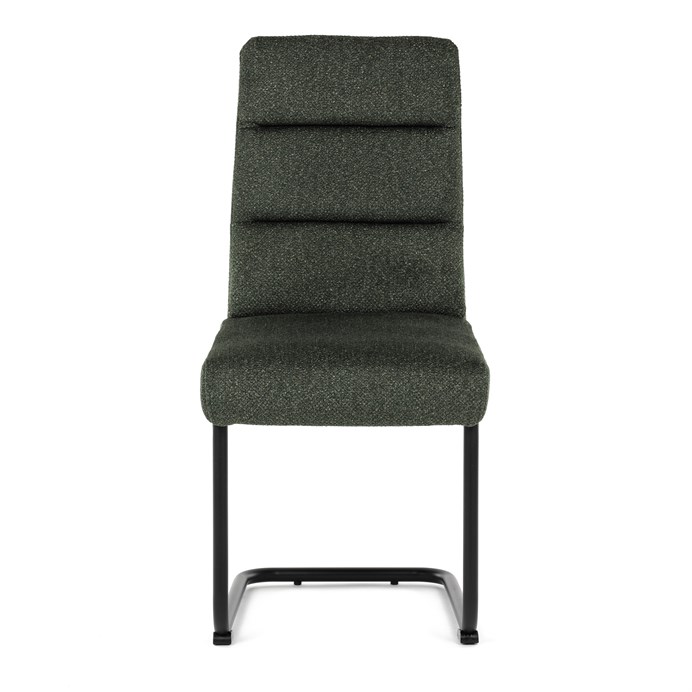 Jedálenská stolička, zelená, látka, DCL-P3107 GRN2