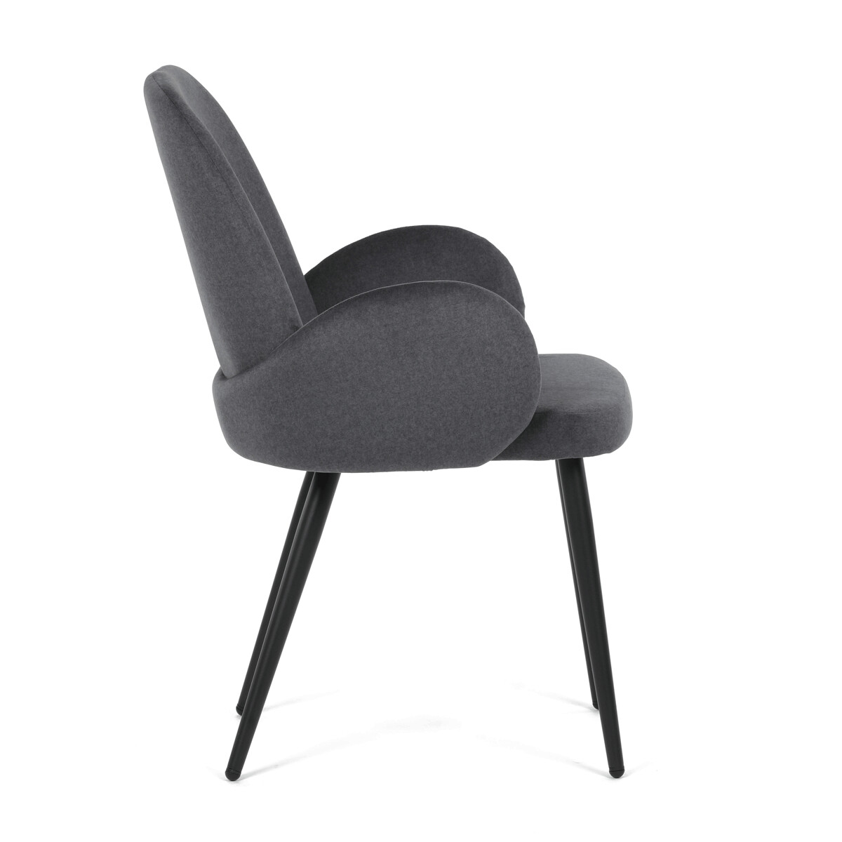 Jedálenská stolička látka/kov DCL-X7129 GREY2