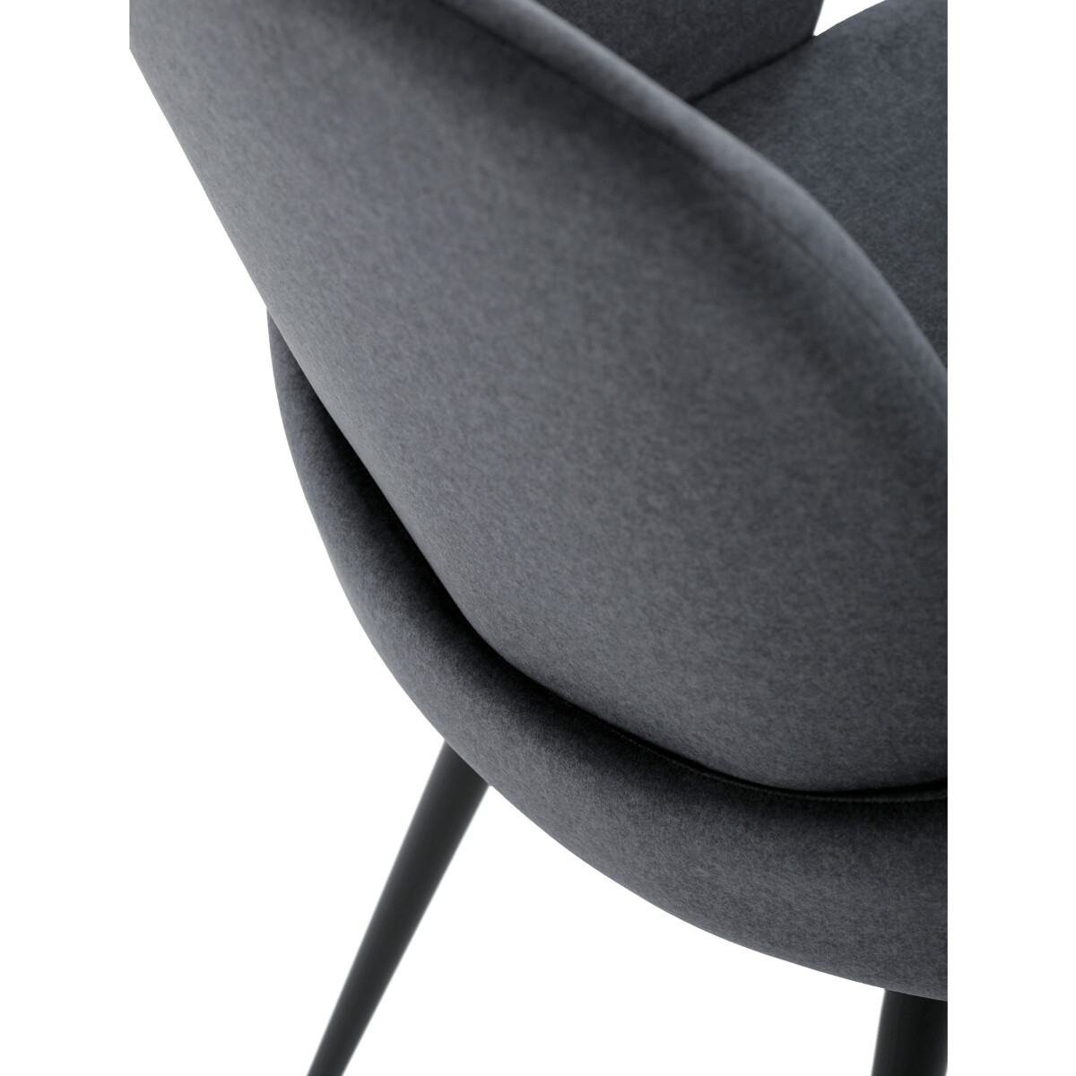 Jedálenská stolička látka/kov DCL-X7129 GREY2
