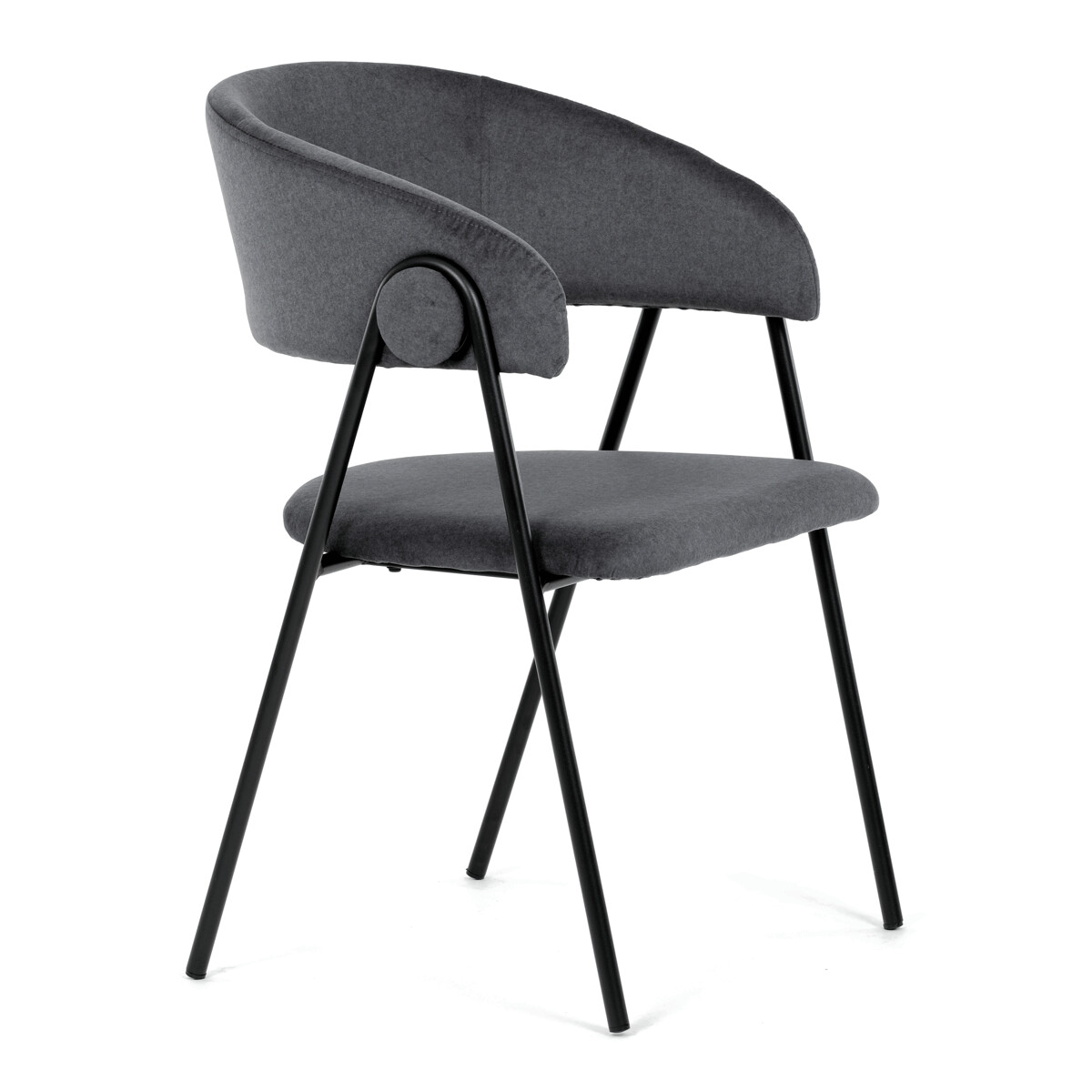 Jedálenská stolička látka/kov DCL-X7130 GREY2 Sivá