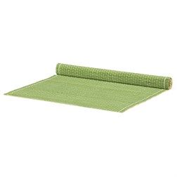 Prostírání bambusové, sada 4ks. Barva Zelená.