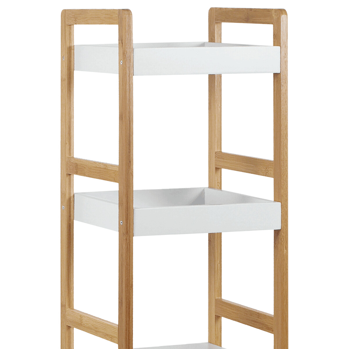 Regál MDF/bambus DR-013-3 Biela