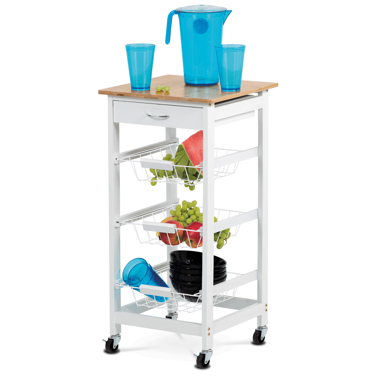 Servírovací stolík DR-043 Biela