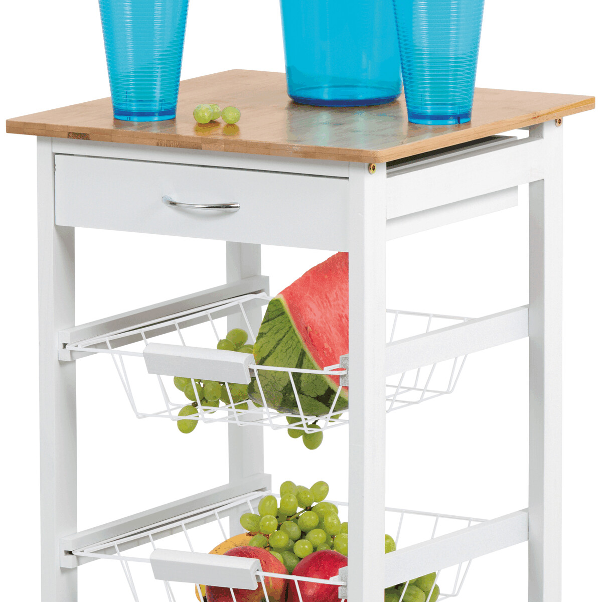 Servírovací stolík DR-043 Biela