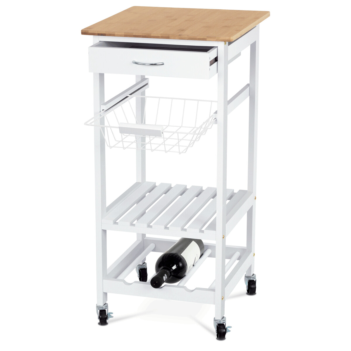 Servírovací stolík  DR-044 Biela