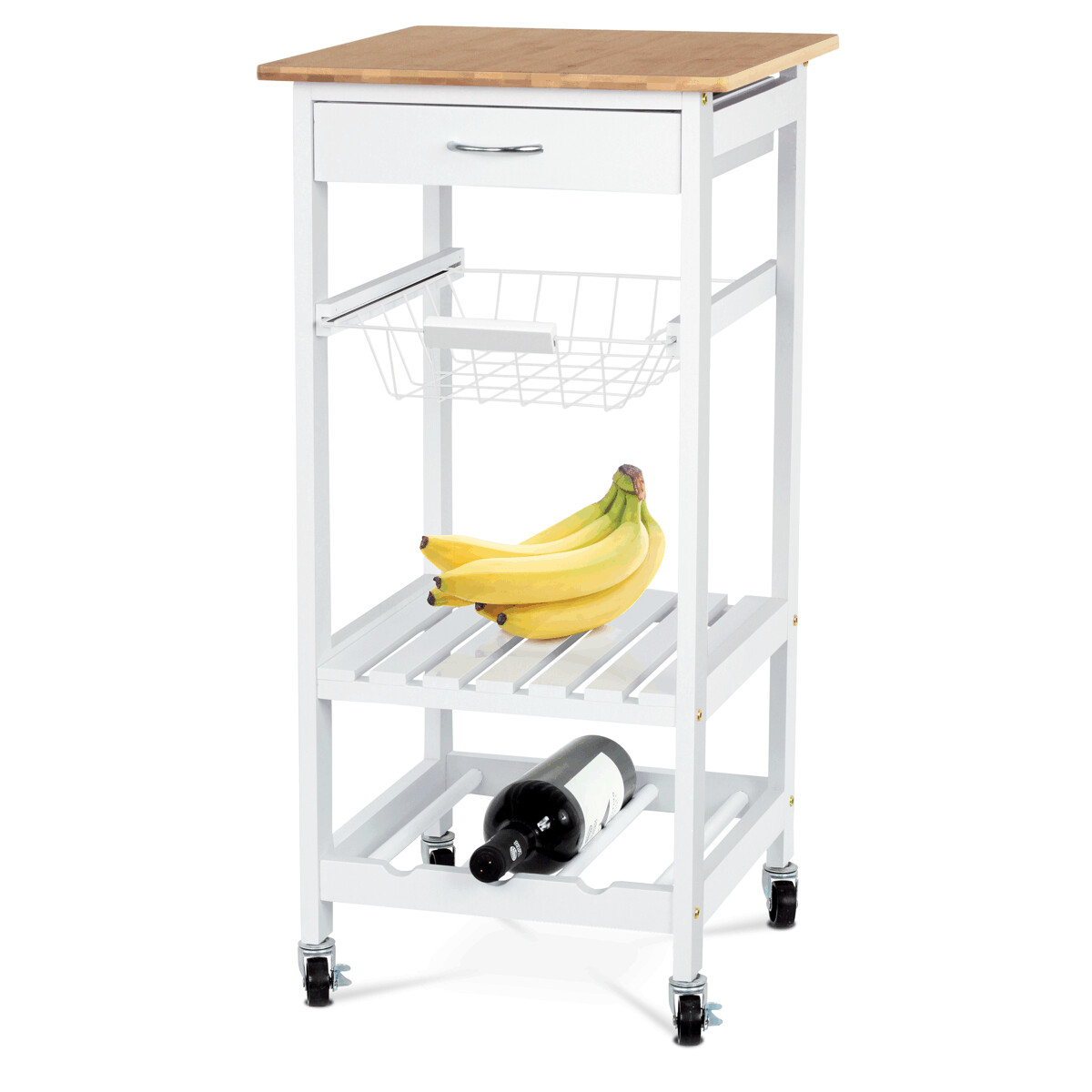 Servírovací stolík  DR-044 Biela