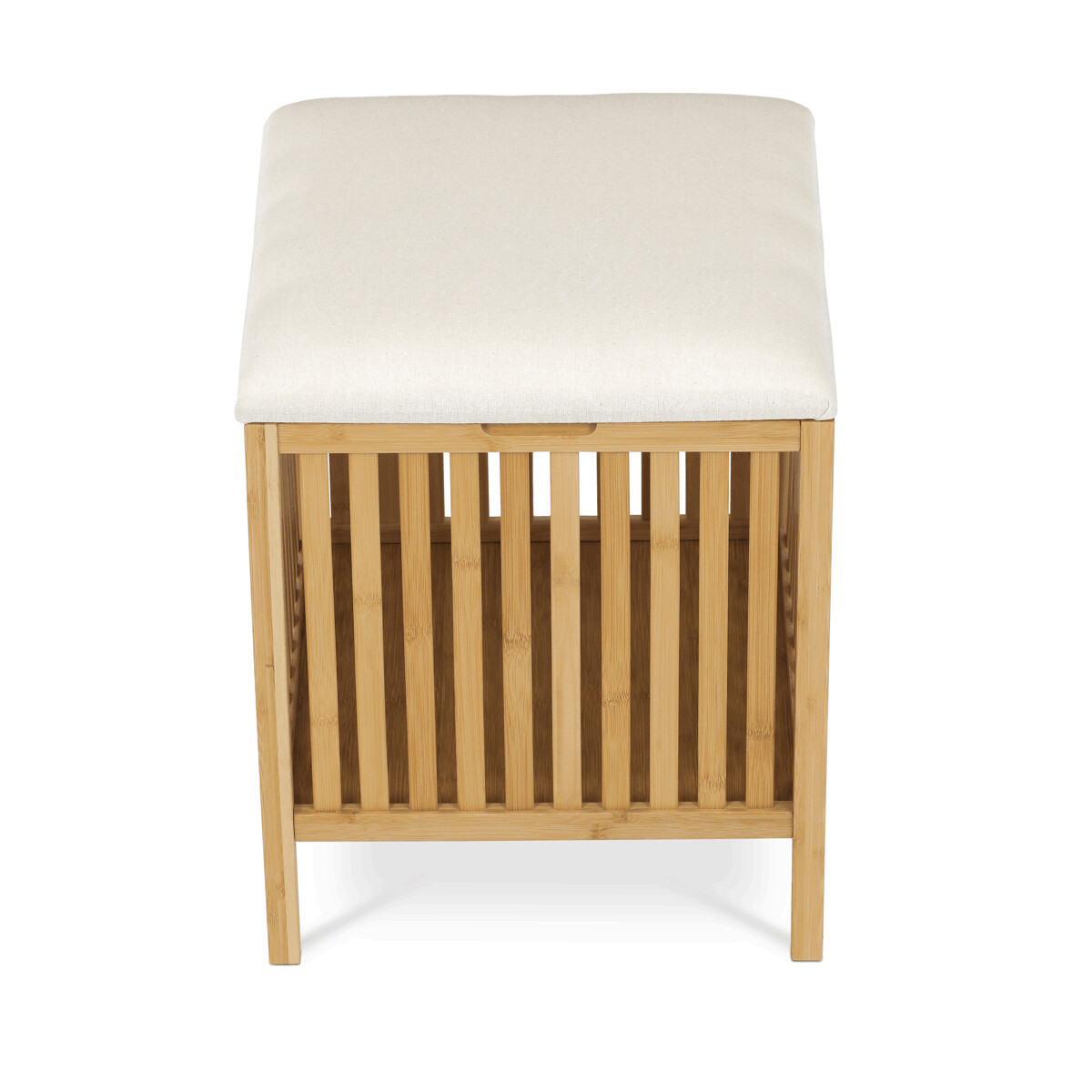 Taburet bambus/látka DR-B066 NAT Prírodné