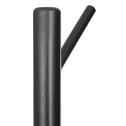 Věšák dřevěný stojanový, masiv bambus, černá + zlatá barva