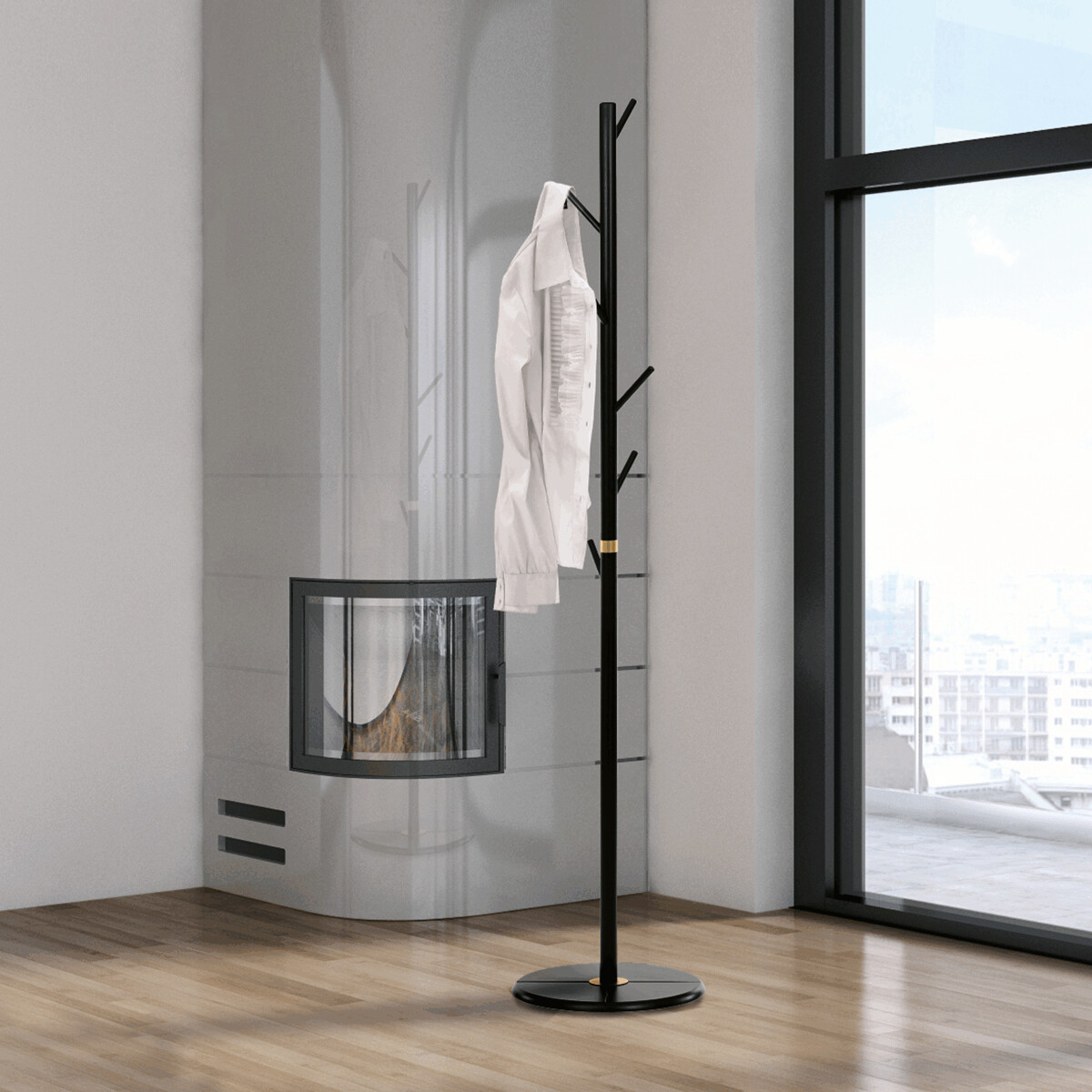 Vešiak stojanový DR-N1006 BK