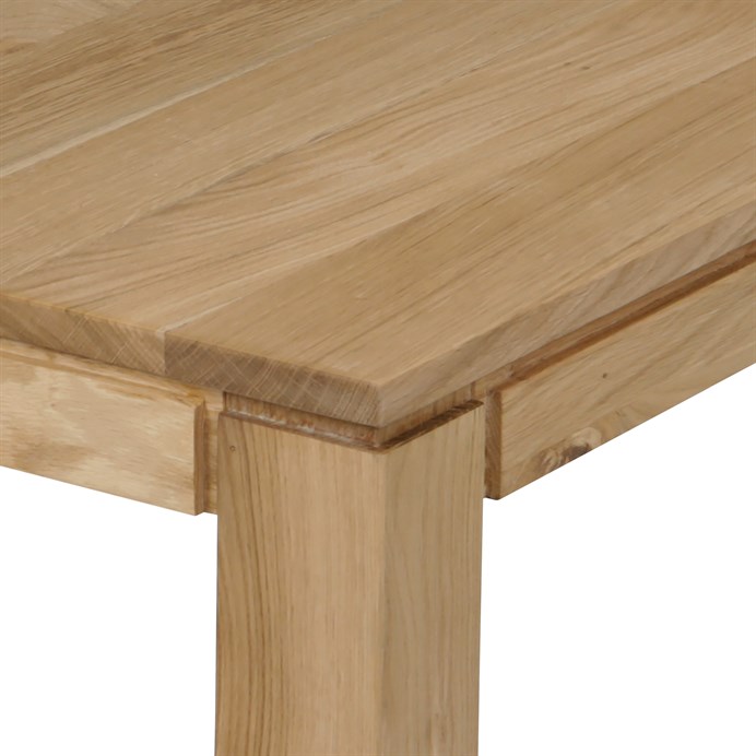 Jedálenský stôl 160x90x75 cm, masiv dub, povrchová úprava olejem DS-F160 DUB