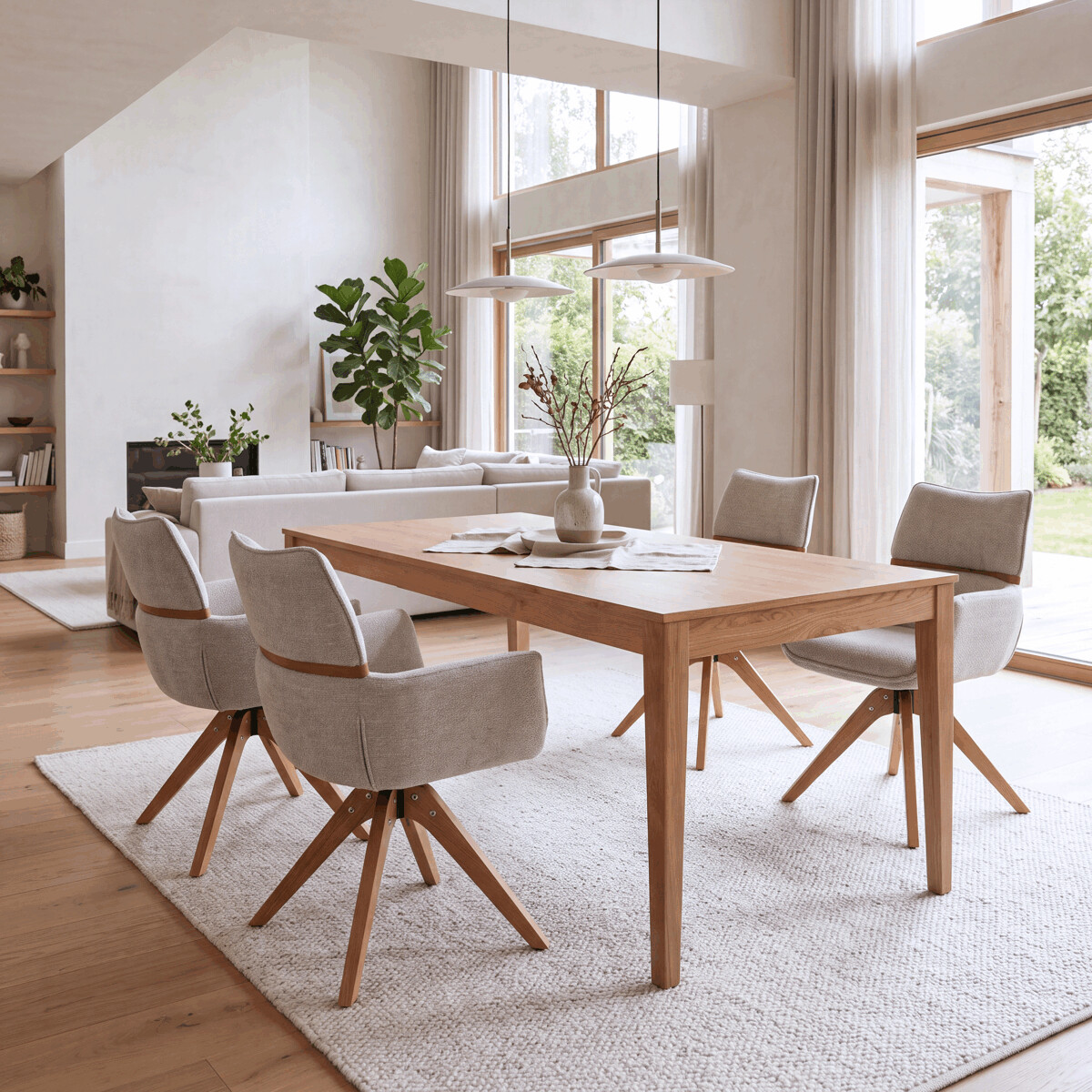 Jídelní stůl rozkládací 120-180x80 cm DS-F5618 Autronic (foto 2)