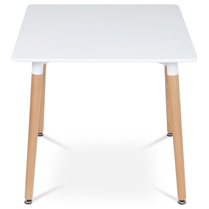 Jedálenský stôl 80x80cm, mdf, biela, DT-303 WT