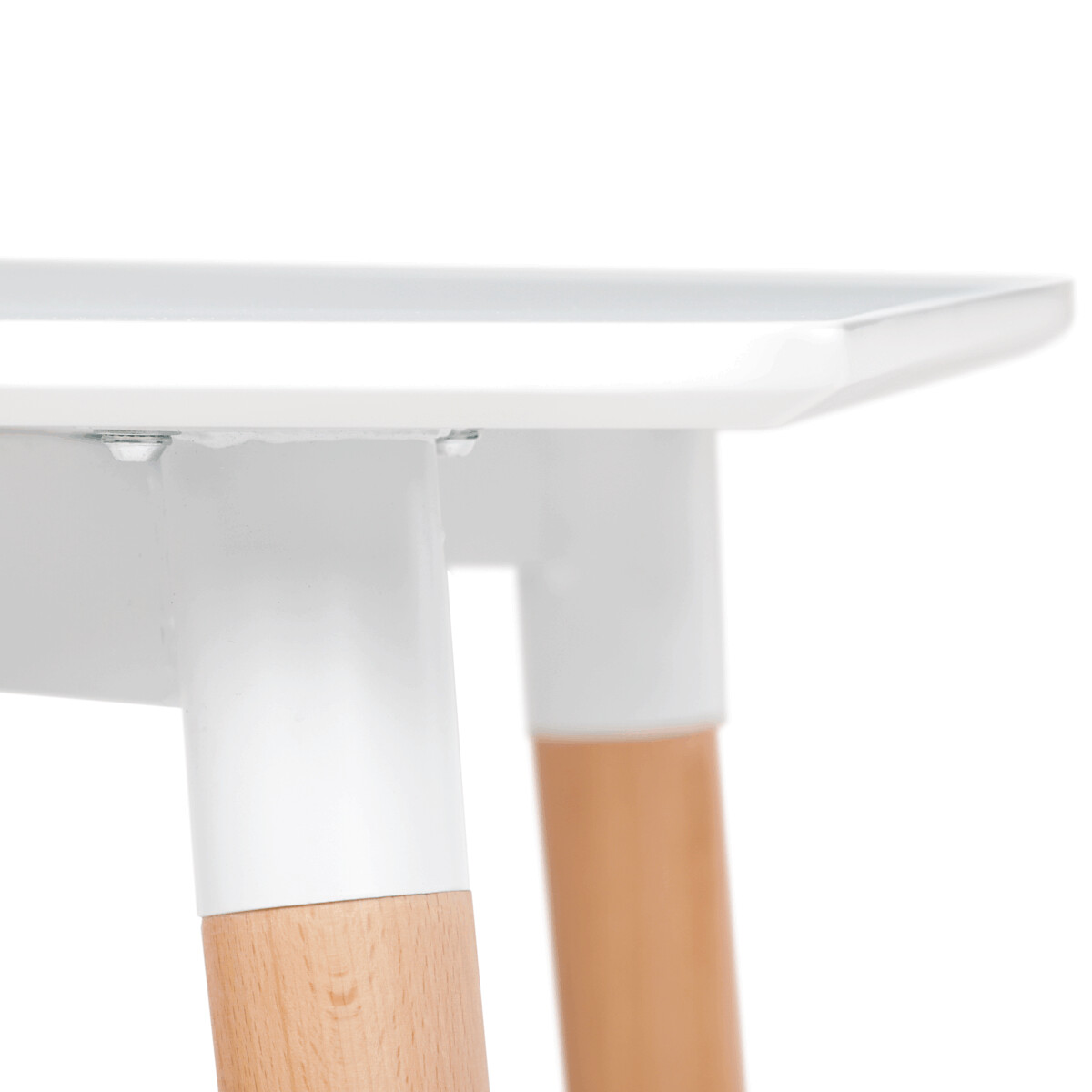 Jedálenský stôl MDF/masív DT-304 WT Biela