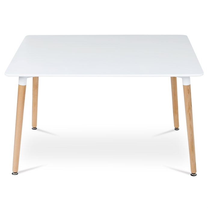 Jedálenský stôl 120x80cm, mdf, biela, DT-304 WT