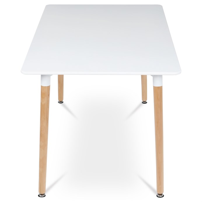 Jedálenský stôl 120x80cm, mdf, biela, DT-304 WT