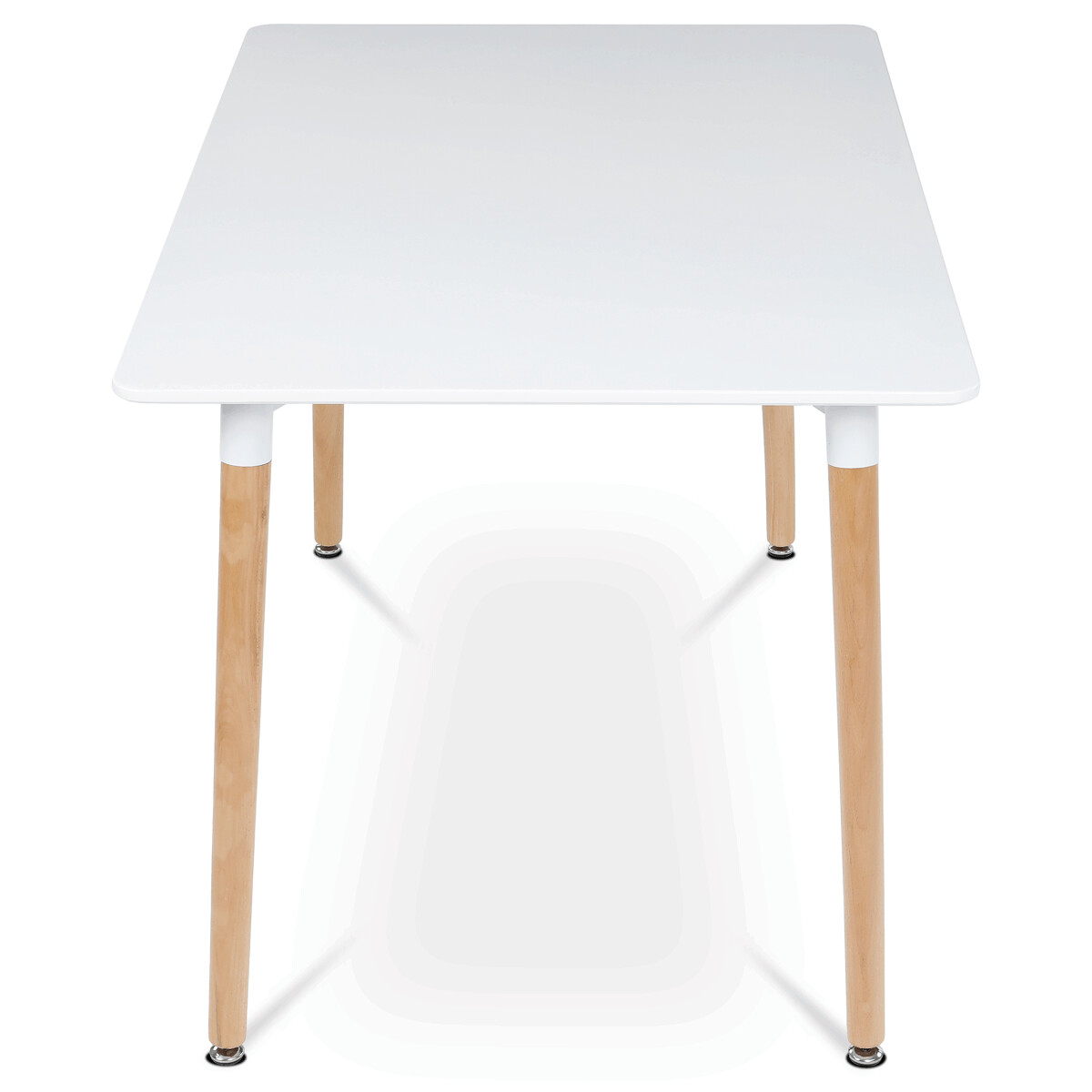 Jedálenský stôl MDF/masív DT-304 WT Biela