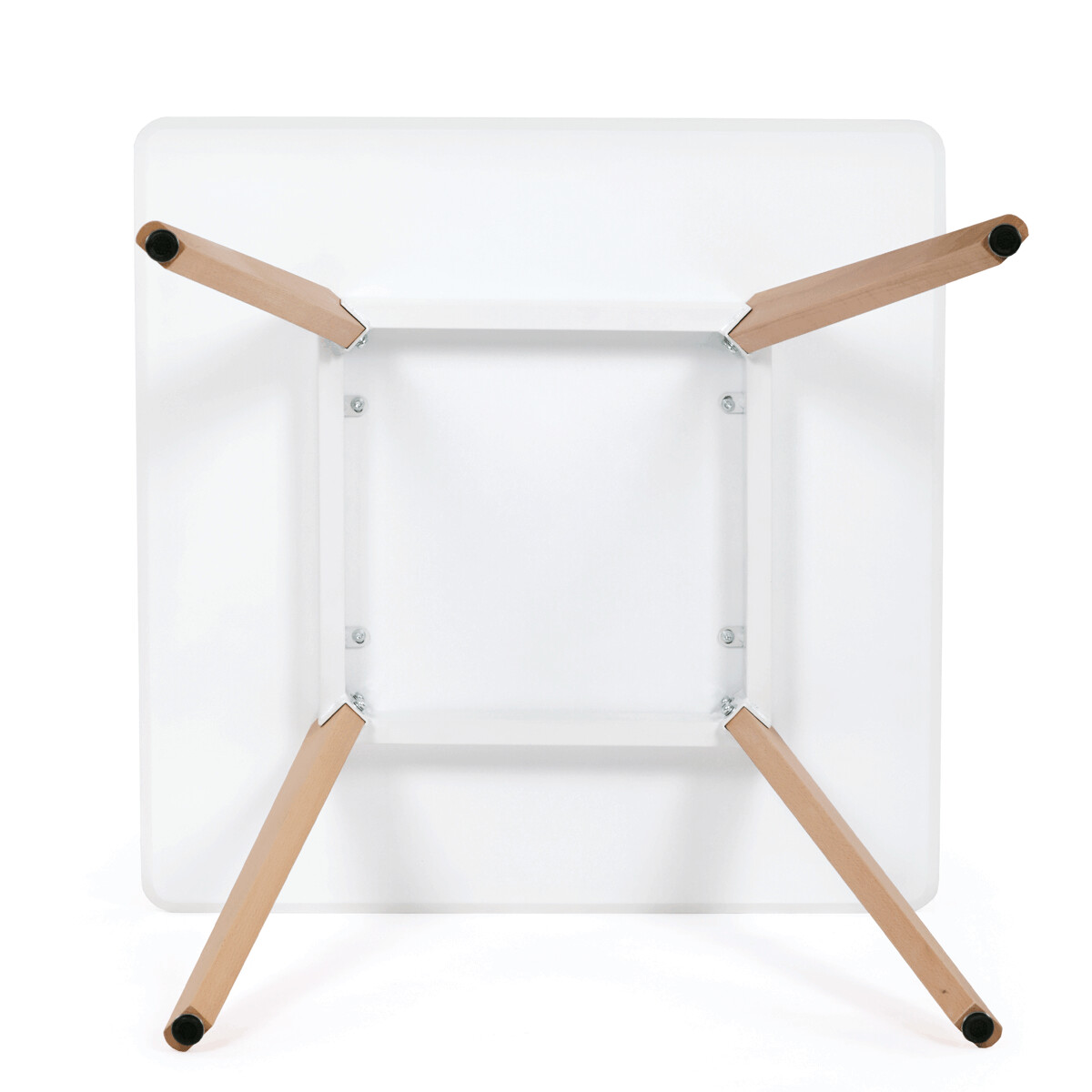 Jedálenský stôl MDF/masív DT-312 WT Biela