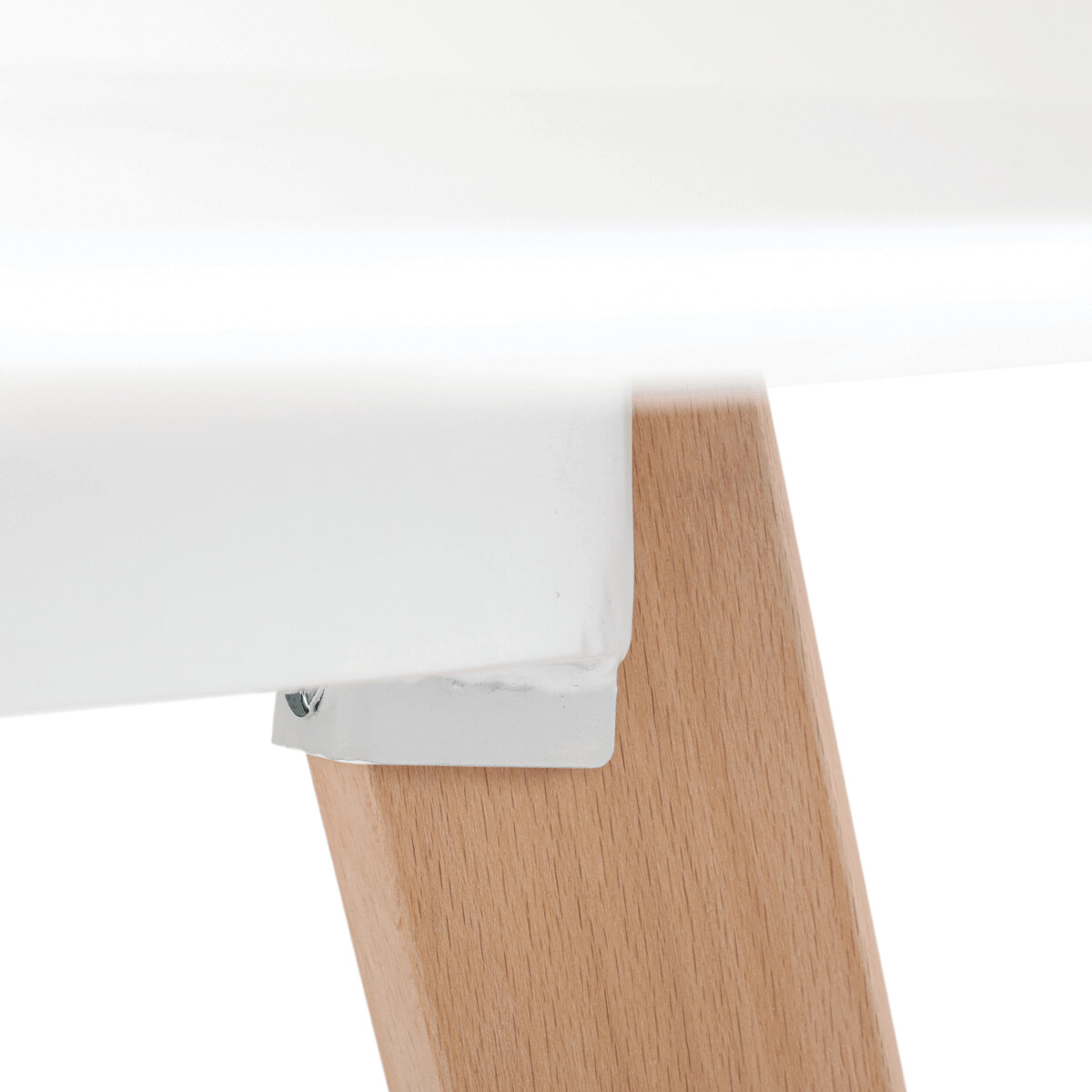 Jedálenský stôl MDF/masív DT-312 WT Biela