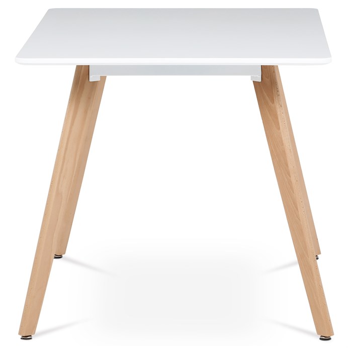 Jedálenský stôl 120x80cm, mdf, biela, DT-313 WT