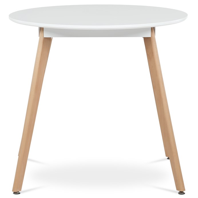 Jedálenský stôl 80x80cm biela, DT-316 WT