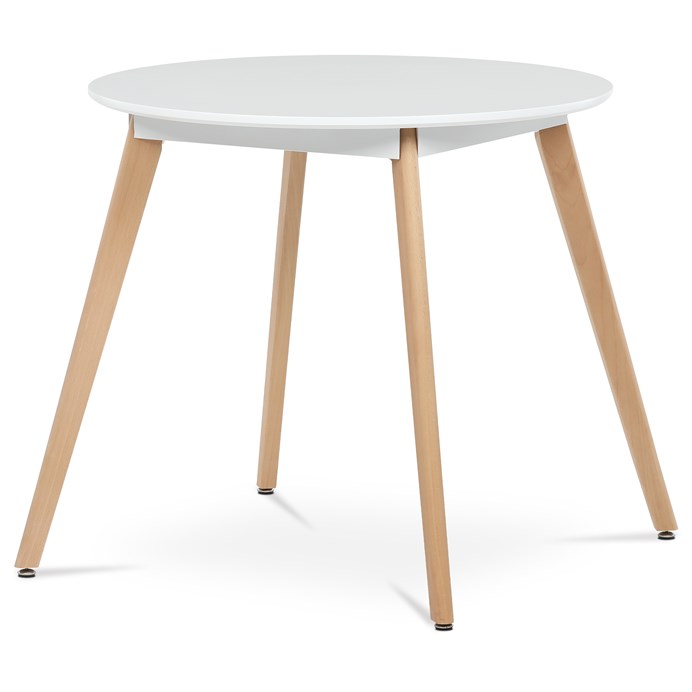 Jedálenský stôl 80x80cm biela, DT-316 WT