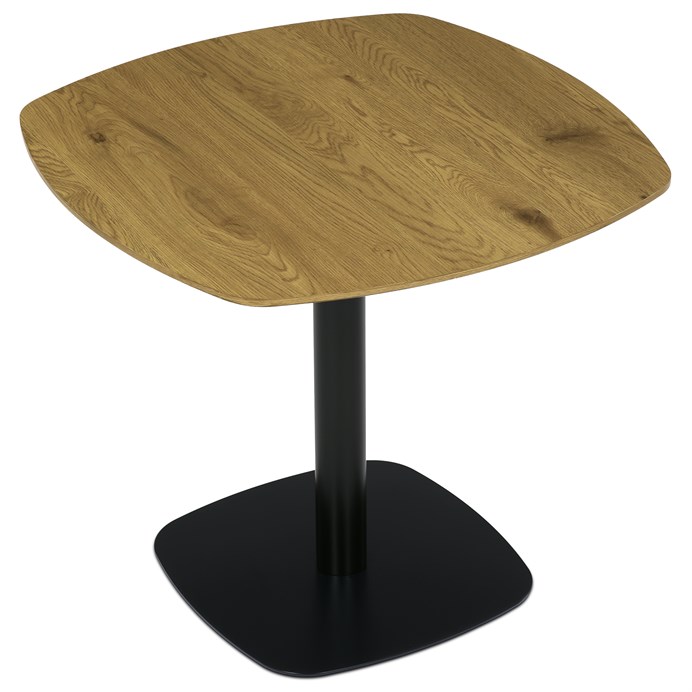 Jedálenský stôl 80x80cm, mdf, dub, DT-X7117 OAK