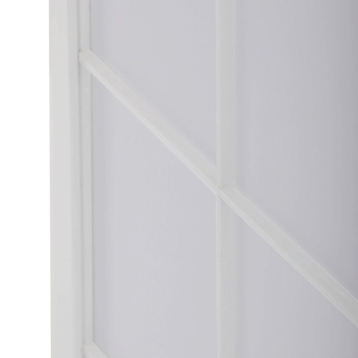 Paraván drevo/textília EF-E804 Biela