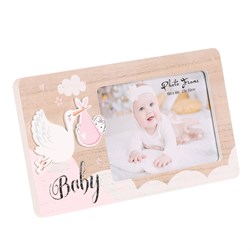 Fotorámeček - pro rozměr 15 x 10 cm, MDF, miminko