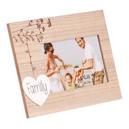 Fotorámeček - pro rozměr 15 x 10 cm, MDF, rodina