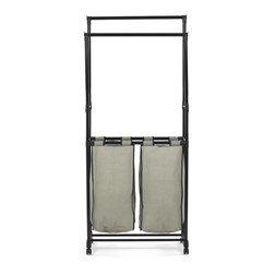 Stojan na šaty dvojramenný GD-176 BK