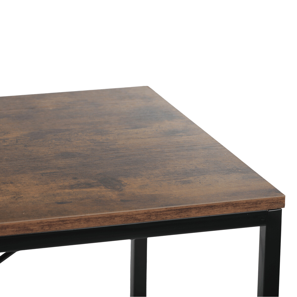 Pracovný stôl s regálom MDF/kov GD-512 Hnedá