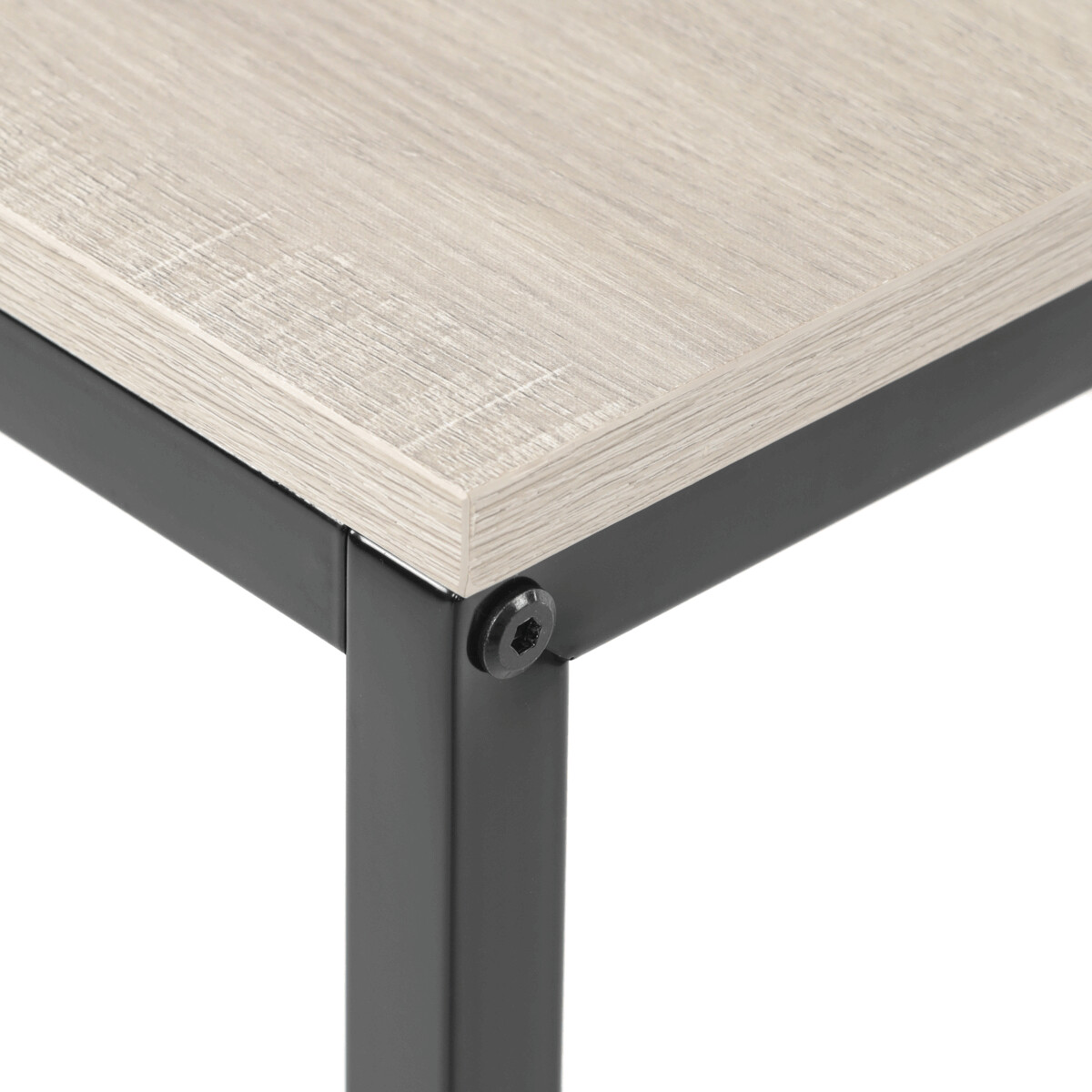 Pracovný stôl s regálom MDF/kov GD-512 Hnedá