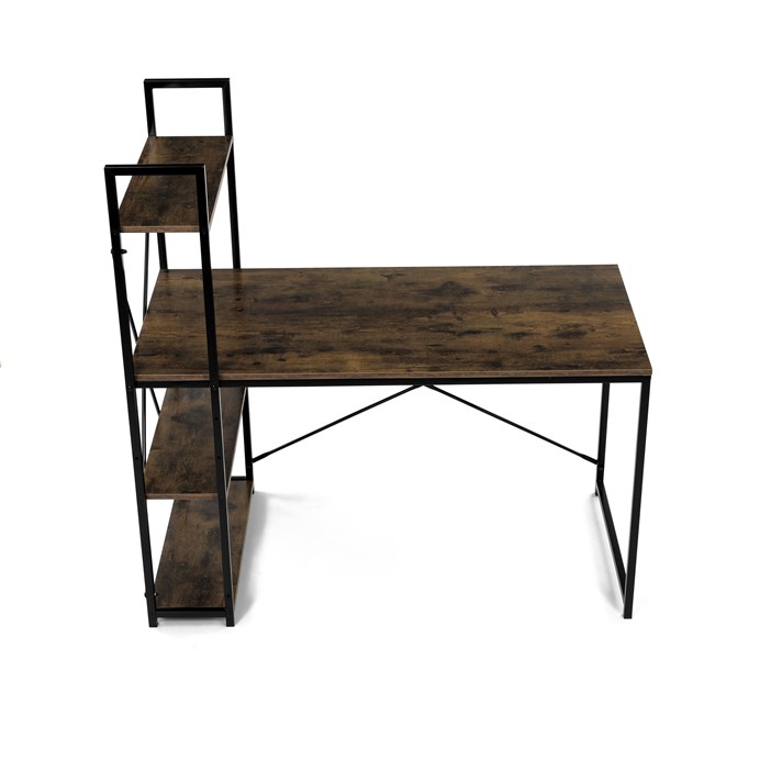 Pracovný stôl 120x60cm, mdf, hnedá, GD-520 OLW