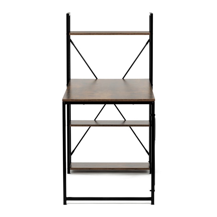 Pracovný stôl 120x60cm, mdf, hnedá, GD-520 OLW